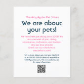 hondenwandelaar gezelschapsgezelschapsgezelschapsg flyer (Achterkant)