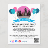 hondenwandelaar gezelschapsgezelschapsgezelschapsg flyer (Voorkant)