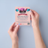 hondenwandelaar gezelschapsgezelschapsgezelschapsg flyer (Hand)