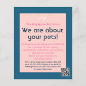 hondenwandelaar gezelschapsgezelschapsgezelschapsg flyer (Achterkant)