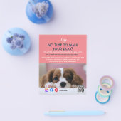 hondenwandelaar gezelschapsgezelschapsgezelschapsg flyer (Enkel)