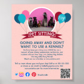 hondenwandelaar gezelschapsgezelschapsgezelschapsg poster (Voorkant)