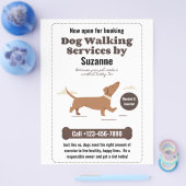 Hondenwandeldiensten van Suzanne Dachshund Flyer (Enkel)