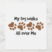 Hondenwandelingen Wijn Etiket (Enkel label)