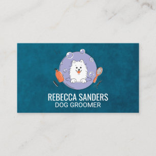 hondenwas   Animal Groomer Tools Visitekaartje