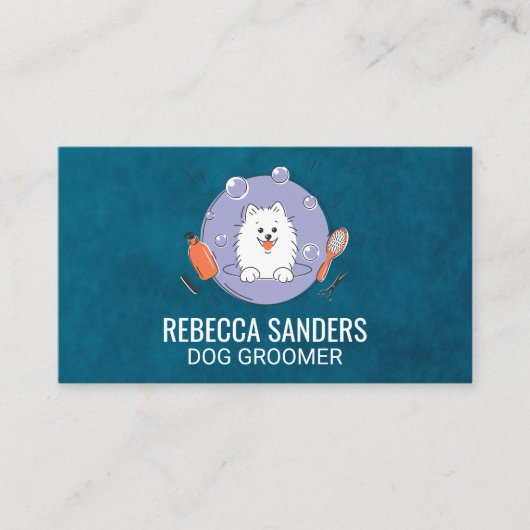 hondenwas | Animal Groomer Tools Visitekaartje (Voorkant)