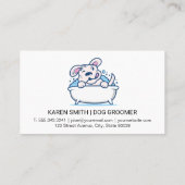 hondenwas | Dierenbescherming Visitekaartje (Achterkant)