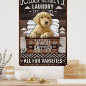 Hondenwas en droog poster (Keuken)