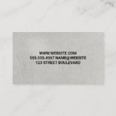 Hondenwas in bad met zeepbellen visitekaartje (Achterkant)