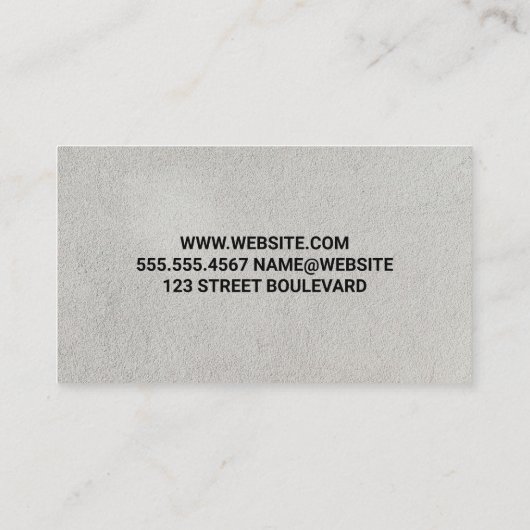 Hondenwas in bad met zeepbellen visitekaartje (Achterkant)