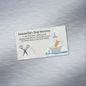 Hondenwas | Schaar Magnetisch Visitekaartje (Voorbeeld)