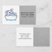 hondenwas | Slanke metalen afspraakkaart Afsprakenkaartje (Voorkant / Achterkant)