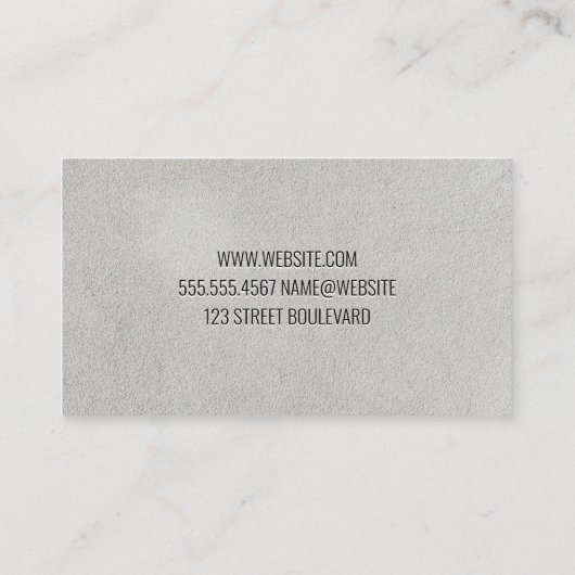 Hondenwas Visitekaartje (Achterkant)