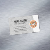 Hondenwasdouche-pictogram Magnetisch Visitekaartje (Voorbeeld)