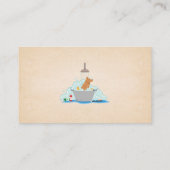 Hondenwasdouchepictogram Visitekaartje (Achterkant)