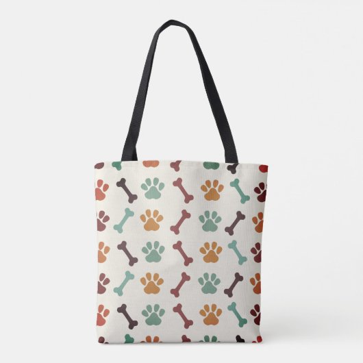 hondenwereld tote bag (Achterkant)