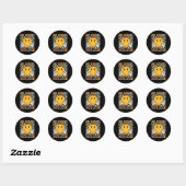 Honderd 100ste schooldag later Kind van de leerkra Ronde Sticker (Vel)