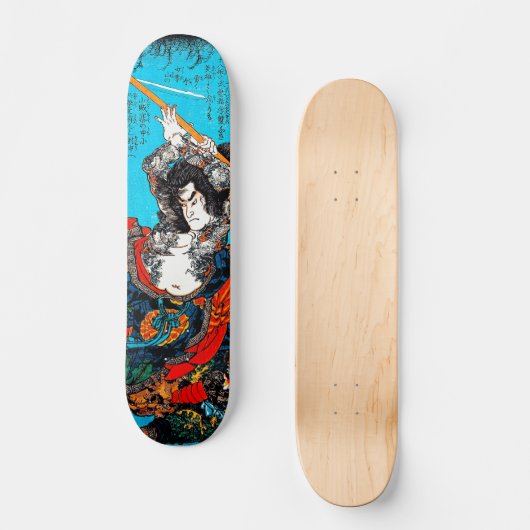Honderd 80 helden — Suikoden houblock Persoonlijk Skateboard (Voorkant)