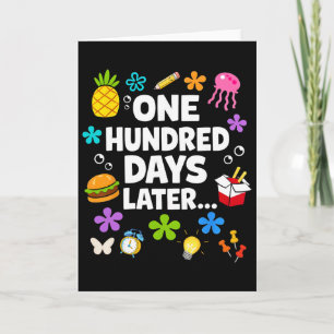 Honderd dagen later 100 dagen school leerling kaart