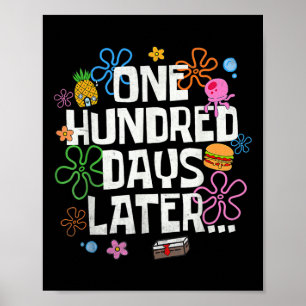 Honderd Dagen Later 100 Dagen School Student Poster