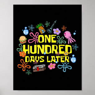 Honderd Dagen Later 100 Dagen School Student Poster