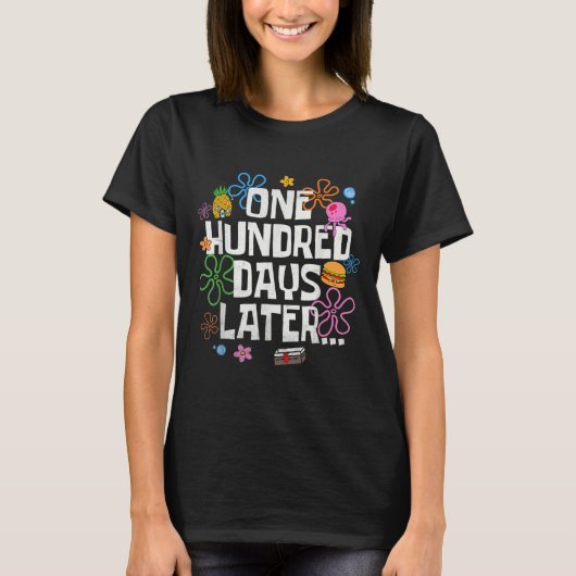 Honderd Dagen Later 100 Dagen School Student T-shirt (Voorkant)