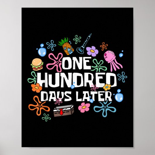 Honderd dagen later 100ste dag van de schoolleraar poster (Voorkant)