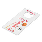 Honderd Daze van School Thunder_Cove Creditkaart Flessenopener (Voorkant Gekanteld)