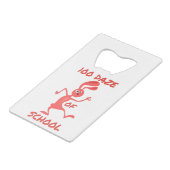 Honderd Daze van School Thunder_Cove Creditkaart Flessenopener (Achterkant Gekanteld)