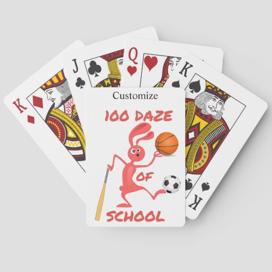 Honderd Daze van School Thunder_Cove Pokerkaarten (Achterkant)