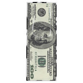 Honderd dollar Bill geschenkzak Wijn Cadeautas (Voorkant)