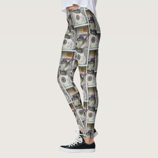 Honderd dollarbiljet leggings (Links)