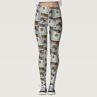 Honderd dollarbiljet leggings