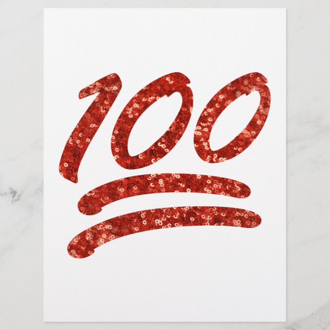 honderd emoji (Voorkant)