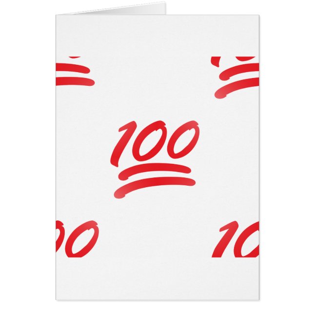honderd emoji (Voorkant)