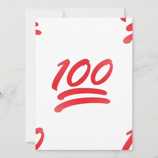 honderd emoji (Voorkant)