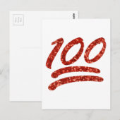 honderd emoji briefkaart (Voorkant / Achterkant)