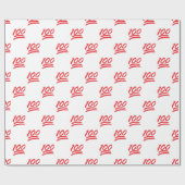 honderd emoji cadeaupapier (Vlak)