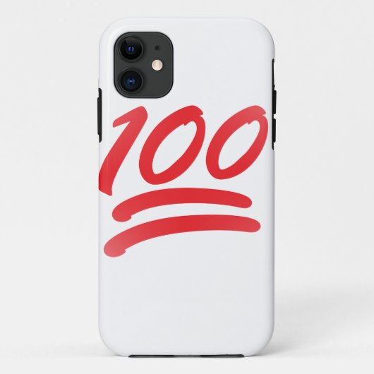 honderd emoji Case-Mate iPhone case (Achterkant)