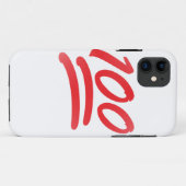 honderd emoji Case-Mate iPhone case (Achterkant (horizontaal))