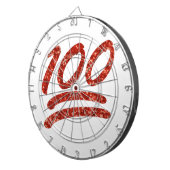 honderd emoji dartbord (Voorkant Rechts)