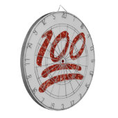 honderd emoji dartbord (Voorkant Links)