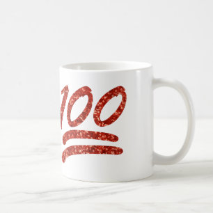 honderd emoji koffiemok
