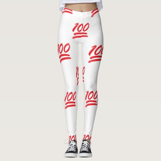 honderd emoji - leggings (Voorkant)