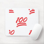 honderd emoji muismat (Met muis)
