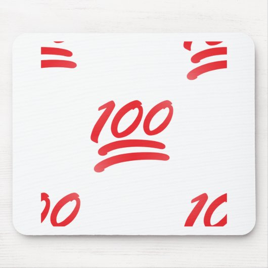 honderd emoji muismat (Voorkant)