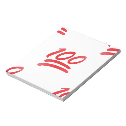 honderd emoji notitieblok (Linkerzijde)