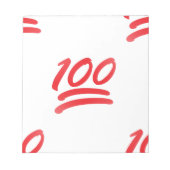 honderd emoji notitieblok (Voorkant)