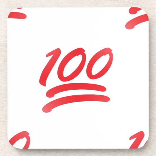 honderd emoji onderzetter (Voorkant)