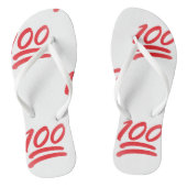 Honderd emoji sandalen teenslippers schoenen (Voetbed)